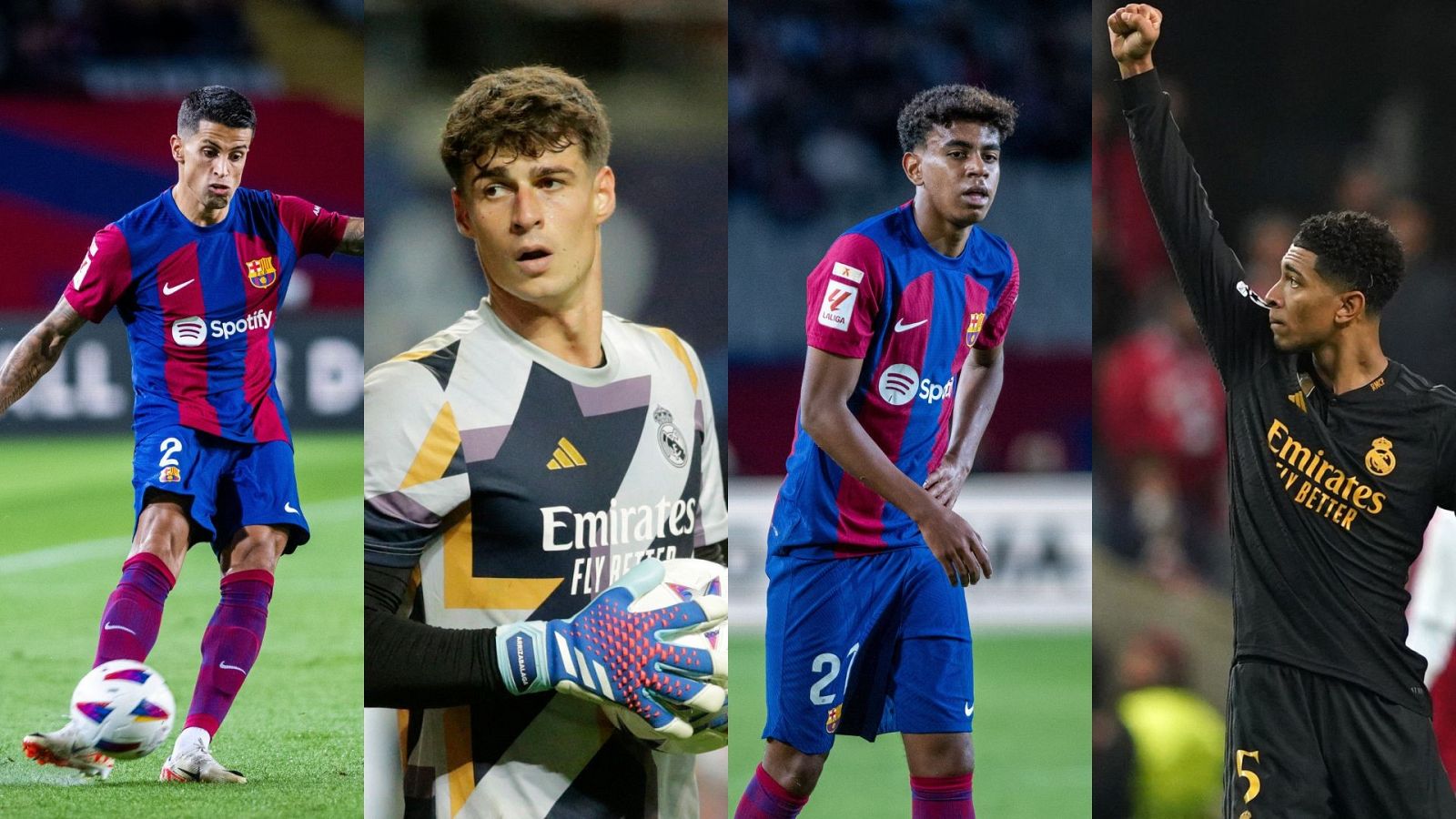 Futbolistas como Cancelo, Kepa, Yamal o Bellingham se estrenarán en el partido más laureado del mundo del próximo sábado