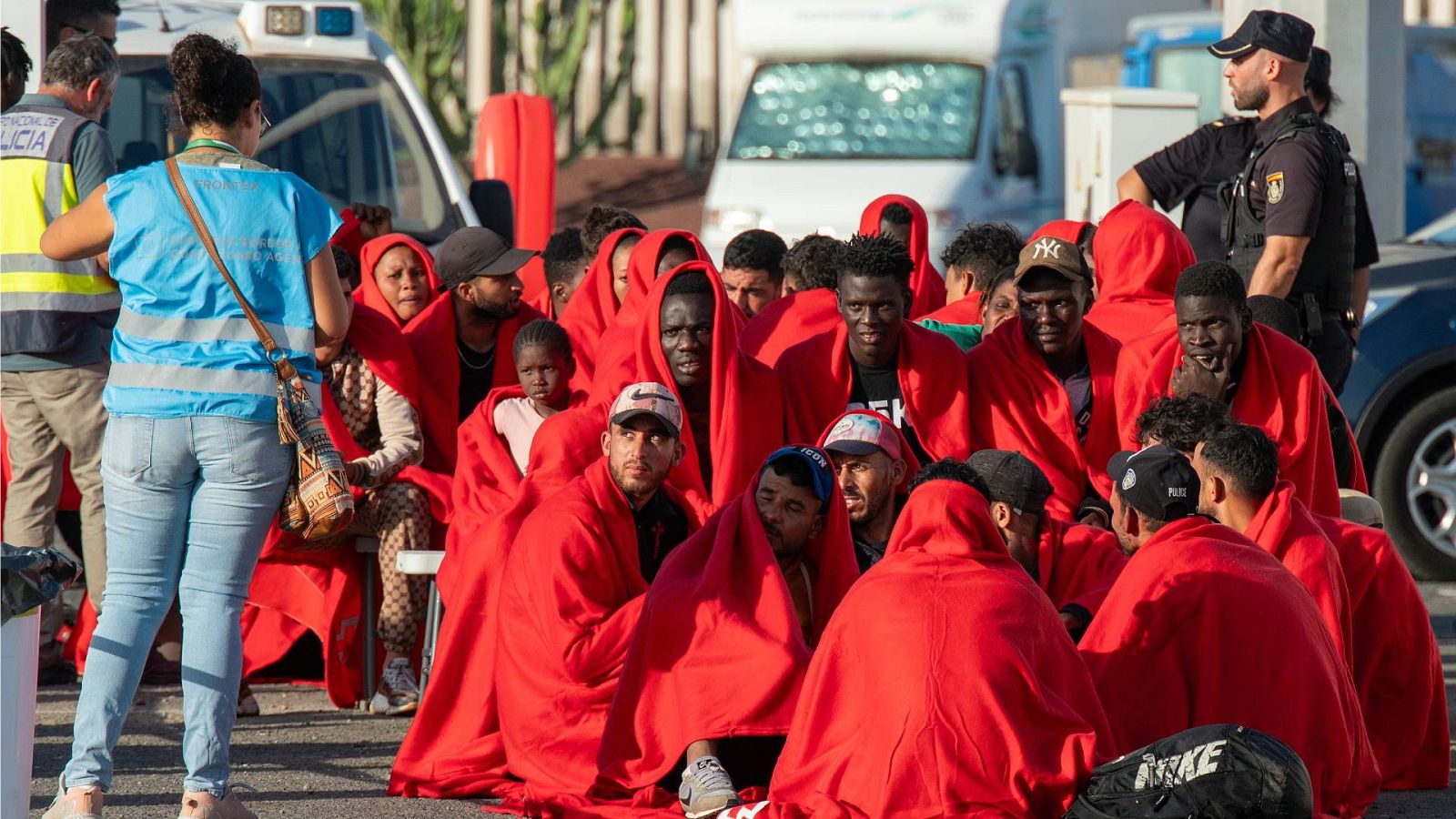 Rescate de migrantes en Canarias