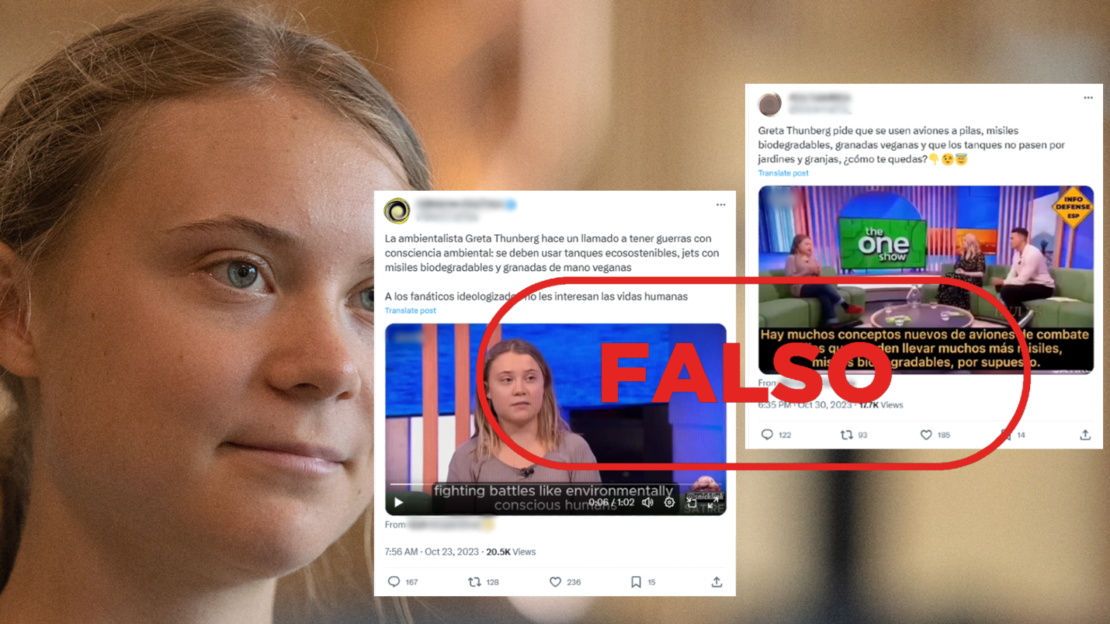 Greta Thunberg: comparten un montaje de la activista para difundir una falsedad