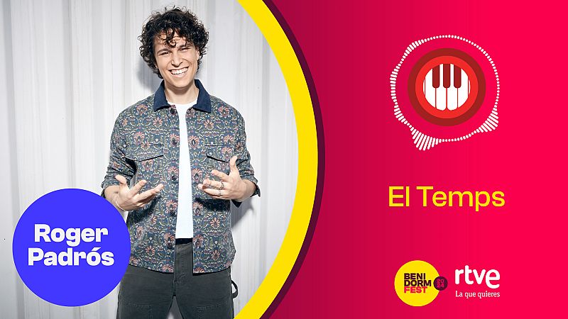 Roger Padrós cantará "El Temps" en el Benidorm Fest 2024 