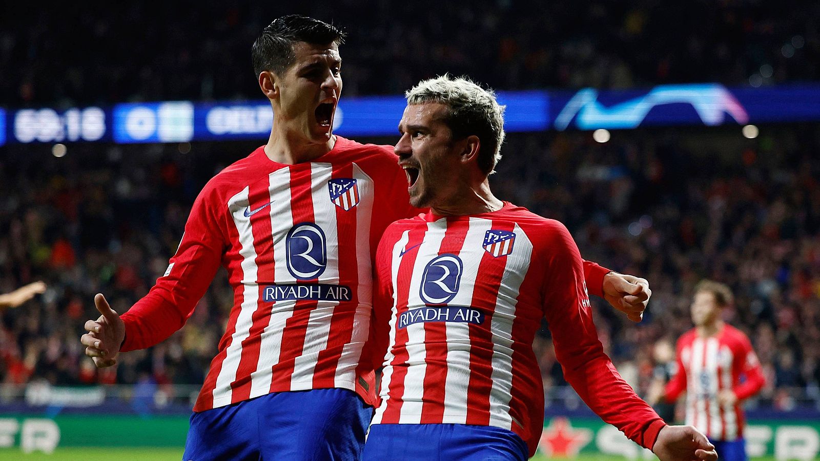 Morata-Griezmann: la mejor delantera de la Champions y de España