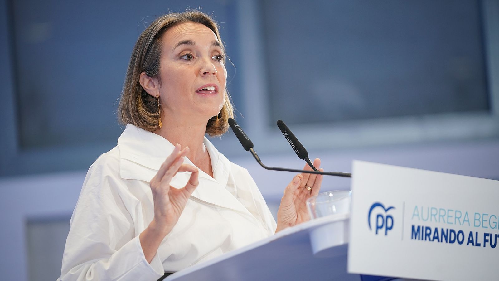 La secretaria general del PP, Cuca Gamarra