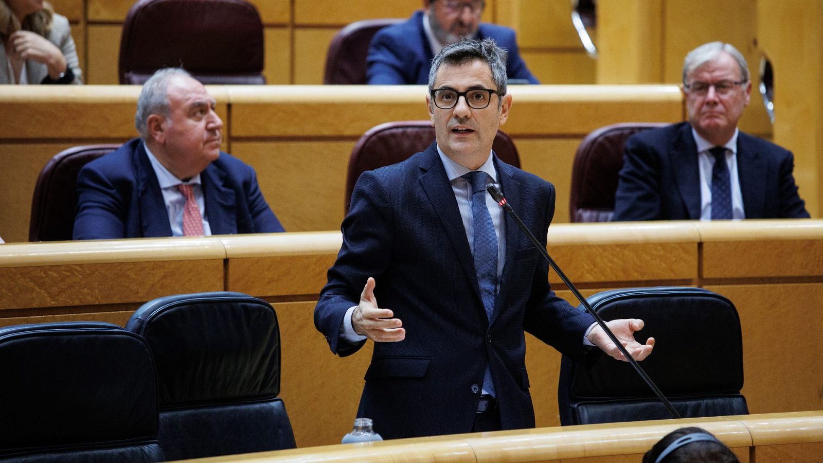 El ministro de la Presidencia, Relaciones con las Cortes y Memoria Democrática en funciones, Félix Bolaños