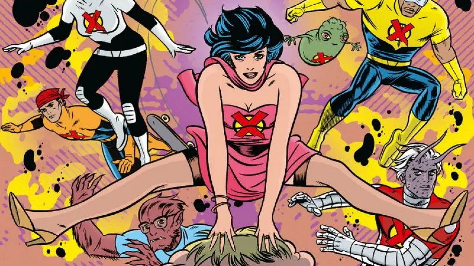 Detalle de la portada de X-Statix