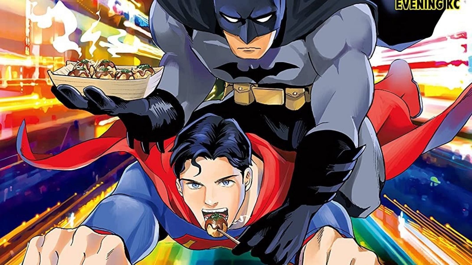 Ilustración de 'Superman vs. la comida japonesa'