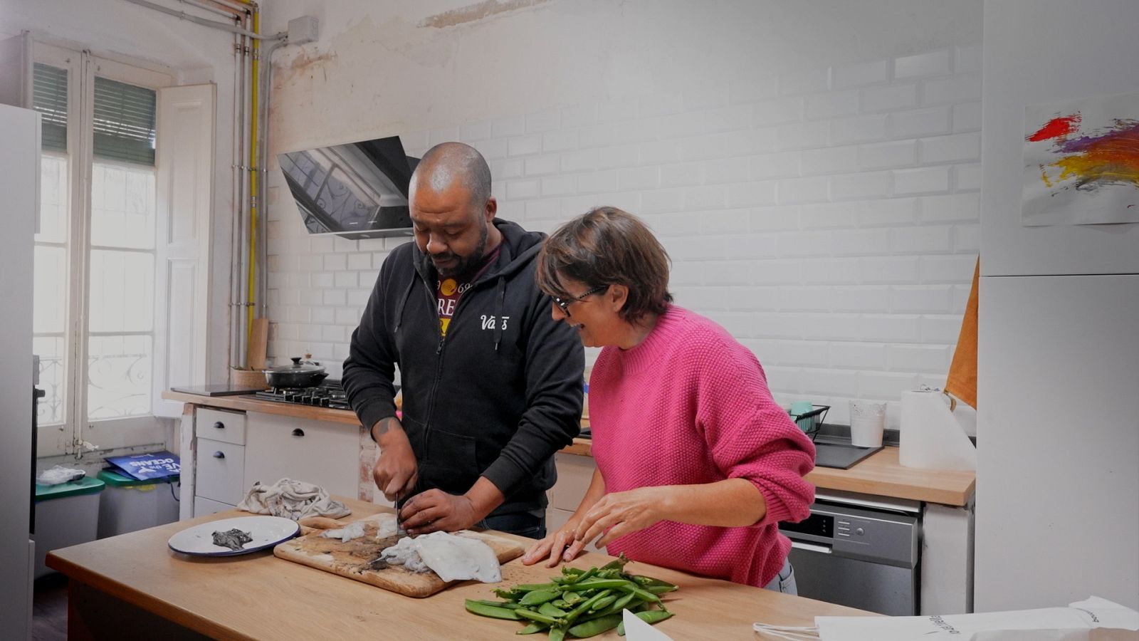 Sílvia Abril amb Dídac Serrat a 'La Recepta Perduda'