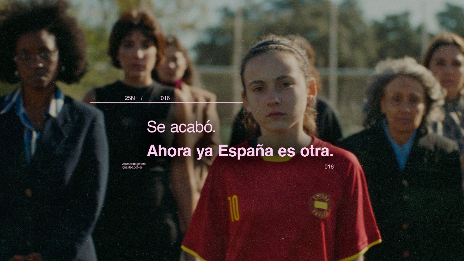 Fotograma del spot de la campaña de Igualdad por el 25N