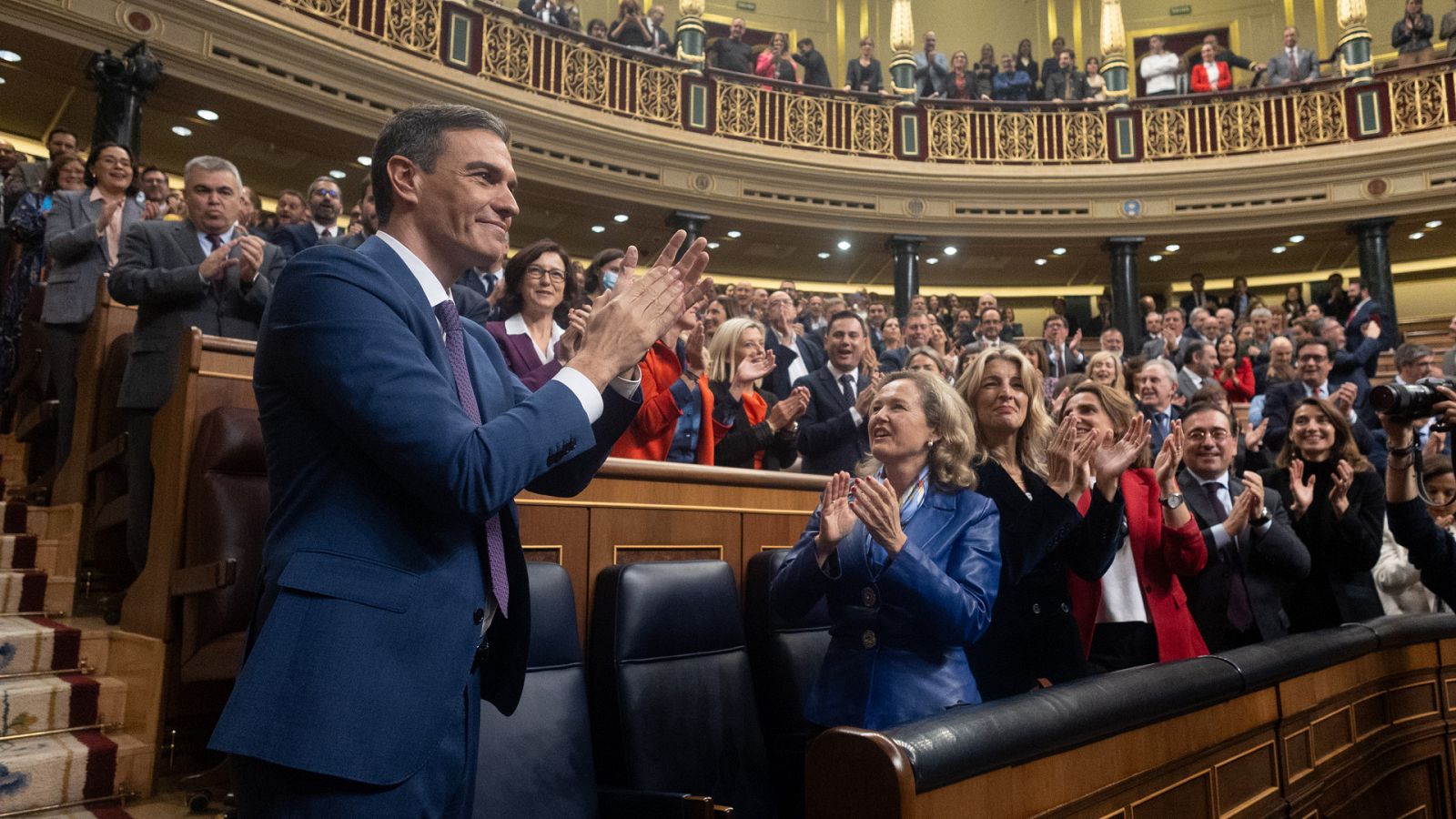 Pedro Sánchez, recién nombrado presidente del Gobierno