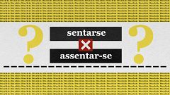 Com es diu l'acció de posar el cul a la cadira?