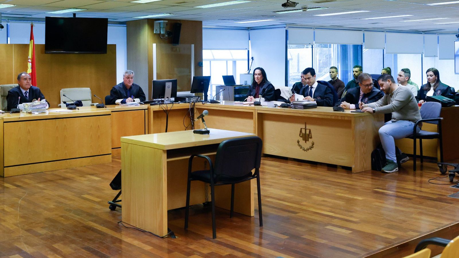 Imagen de archivo el juicio a policías por la "patada en la puerta"