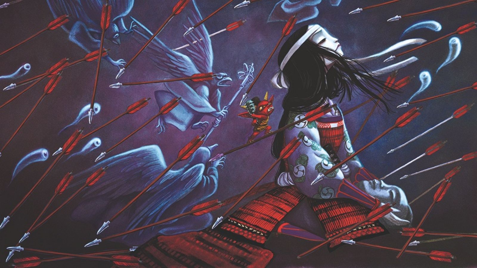 Ilustración de 'Historias de mujeres samuráis'