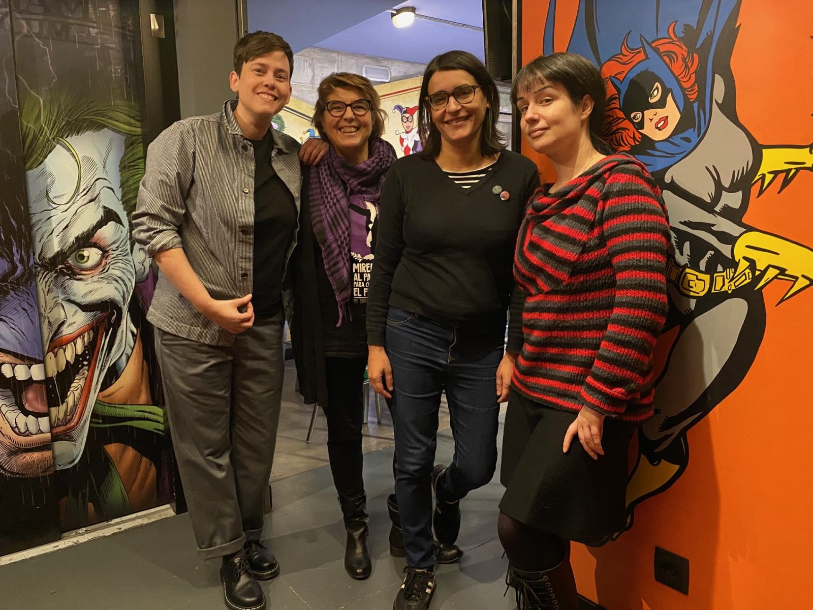 Miriampersand, Alicia Palmer, Olga Carmona y Elisa McCausland