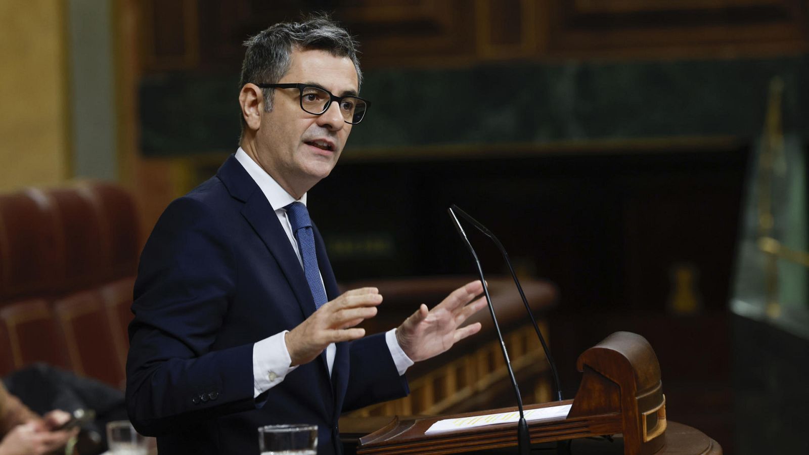 El ministro de Presidencia, Félix Bolaños