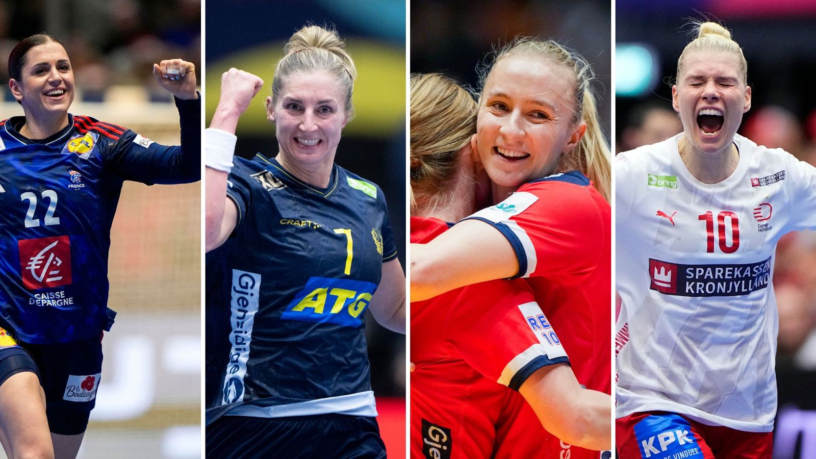 Dinamarca, Suecia, Noruega y Francia, semifinalistas del Mundial femenino de balonmano