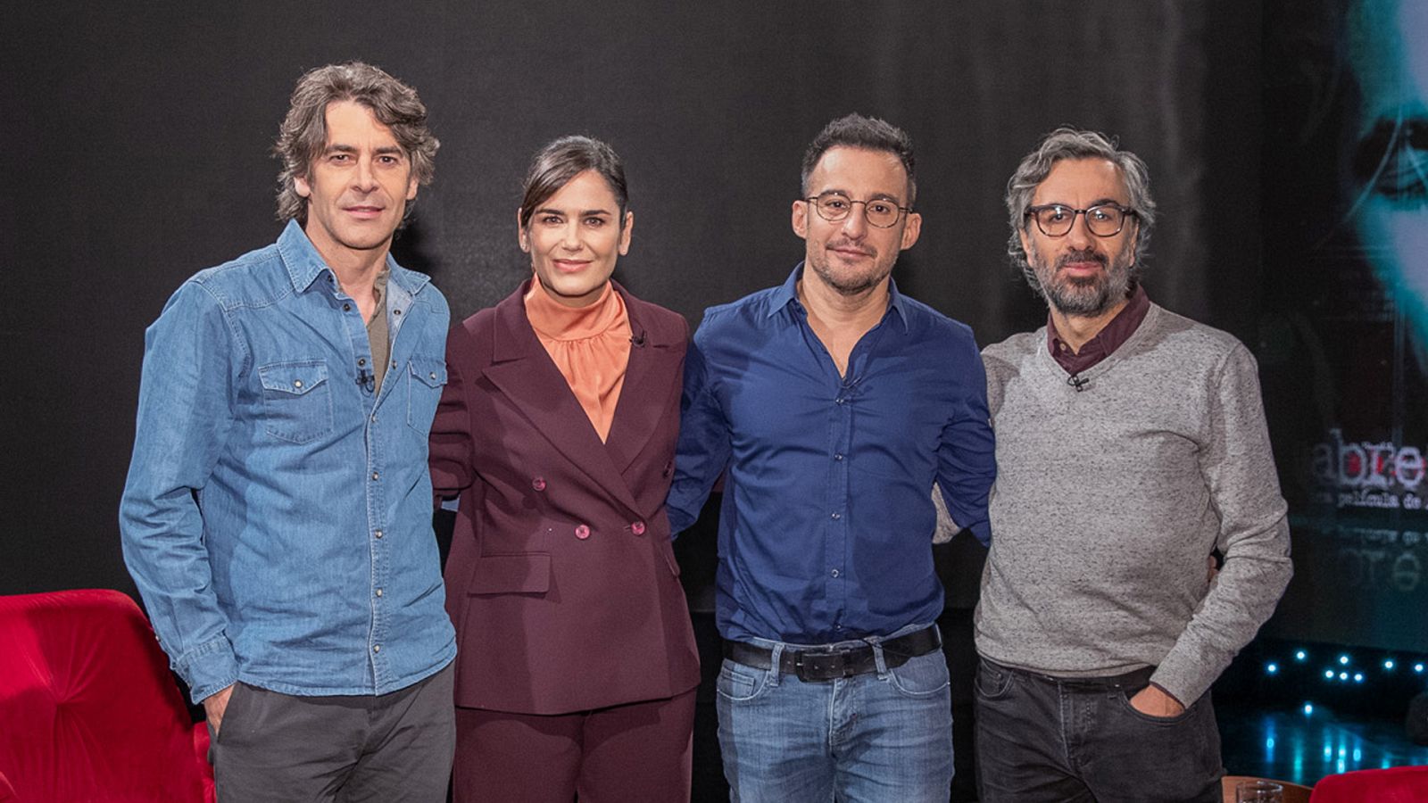 Eduardo Noriega, Elena S Sánchez, Alejandro Amenábar y Javier Ocaña