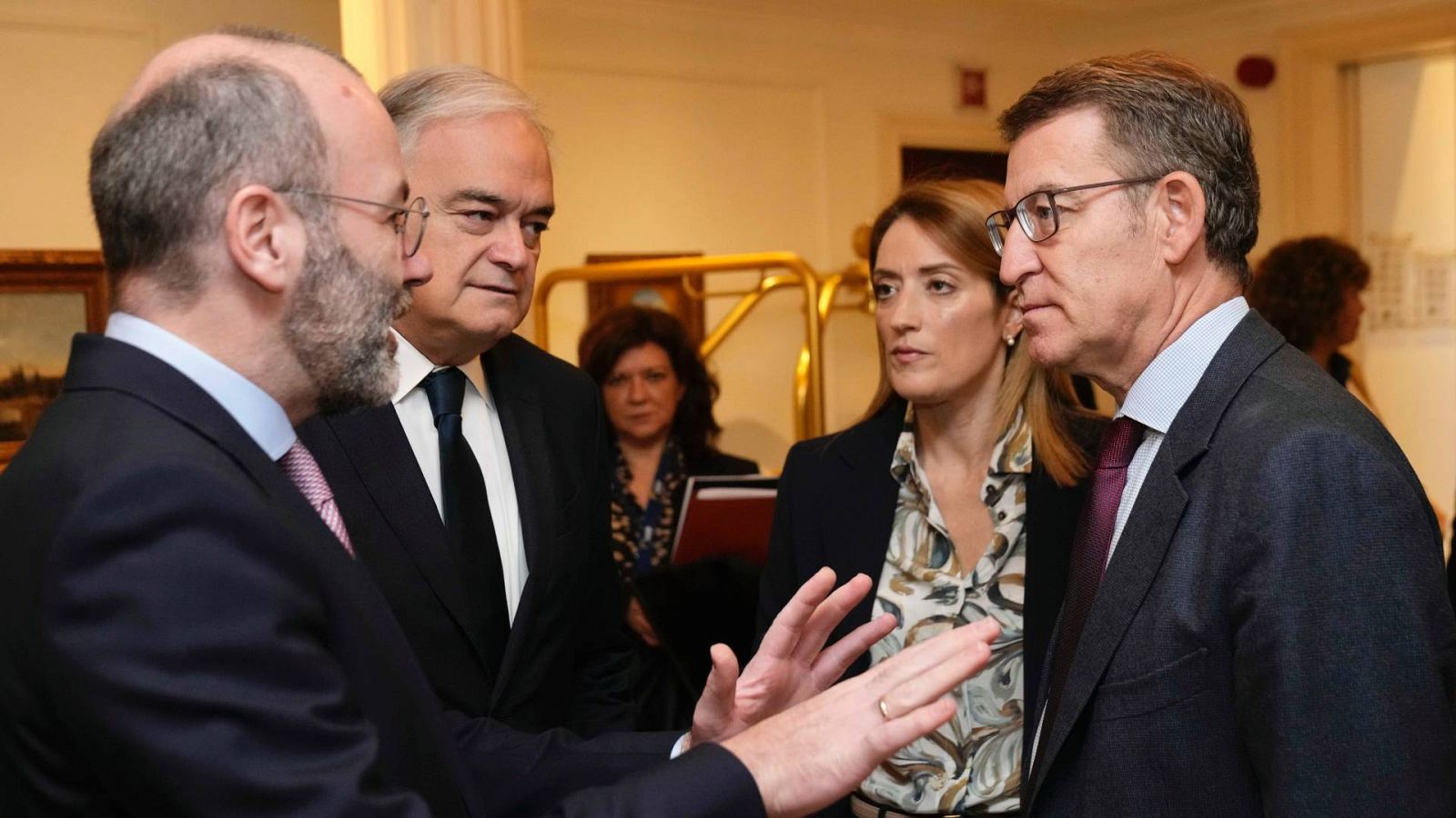 Feijóo asiste a la Cumbre de líderes del PPE en Bruselas