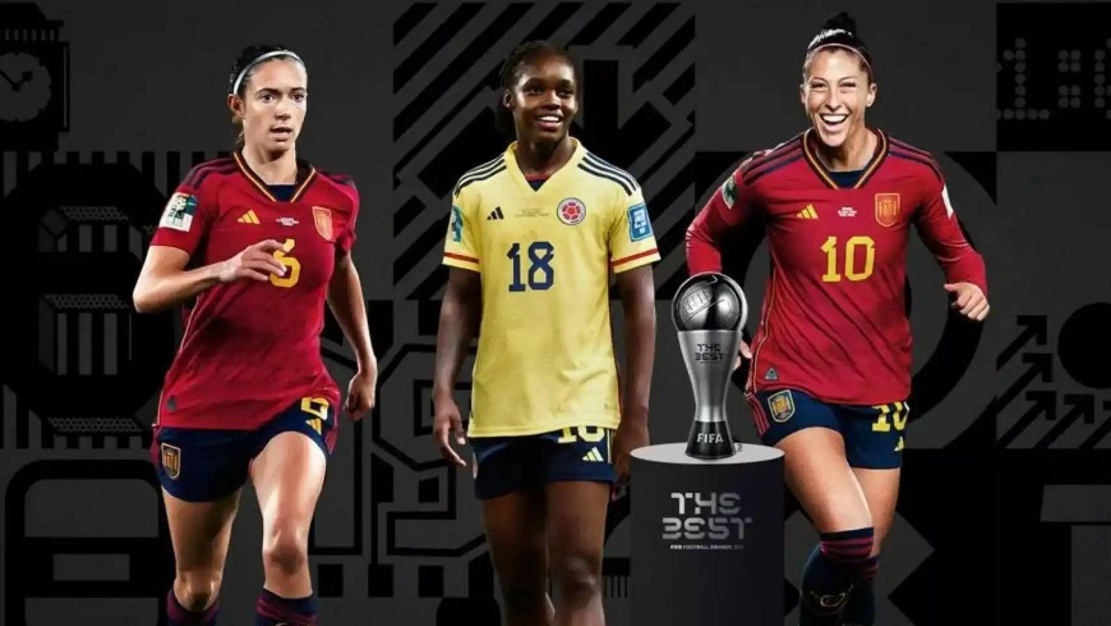 Aitana Bonmatí y Jenni Hermoso, candidatas al Premio The Best de la FIFA