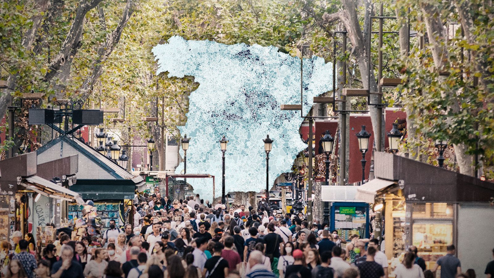 Mapas de los municipios con más personas nacidas en ellos y nacidos fuera