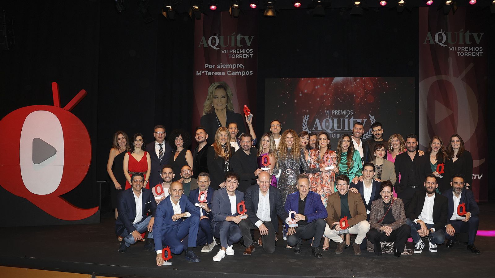 Los galardonados en los Premios Aquí TV 2023