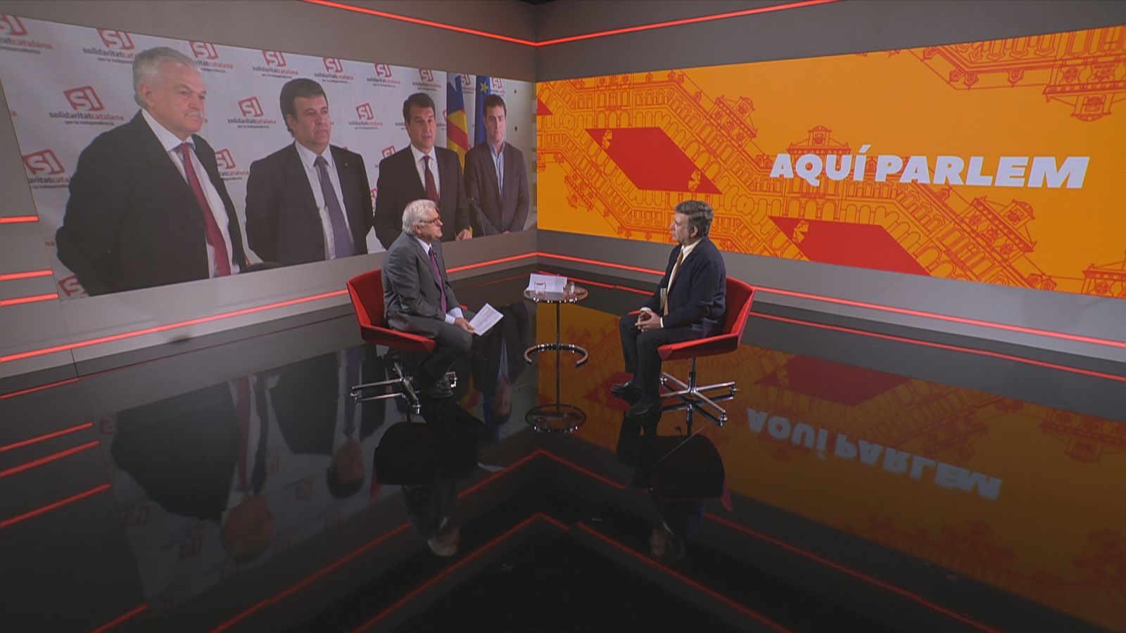 Lluís Falgàs entrevista Alfons López Tena a 'Aquí parlem'