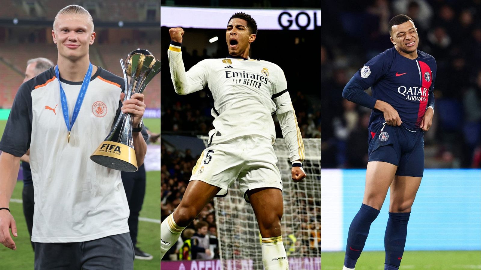 Haaland, Bellingham, Mbappe