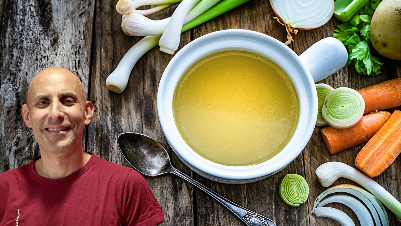 En el espacio 'Vida sana' de Julio Basulto, acompañado esta noche por Mikel López Iturriaga, hablan de los caldos.