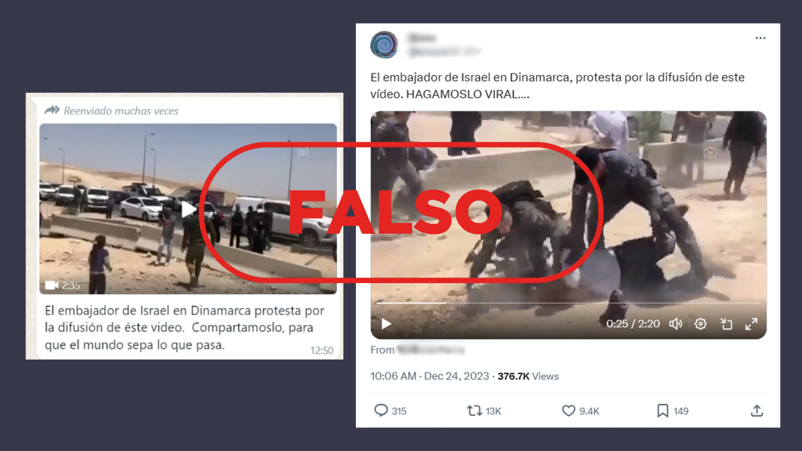 Guerra Israel - Hamás: Este vídeo de 2018 no guarda relación con el conflicto actual palestino-israelí