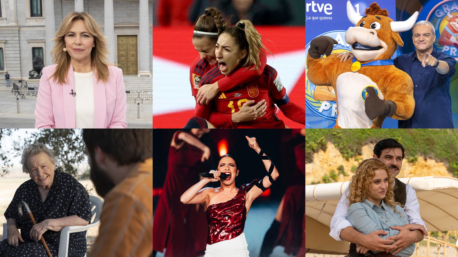 Montaje audiencias 2023 RTVE