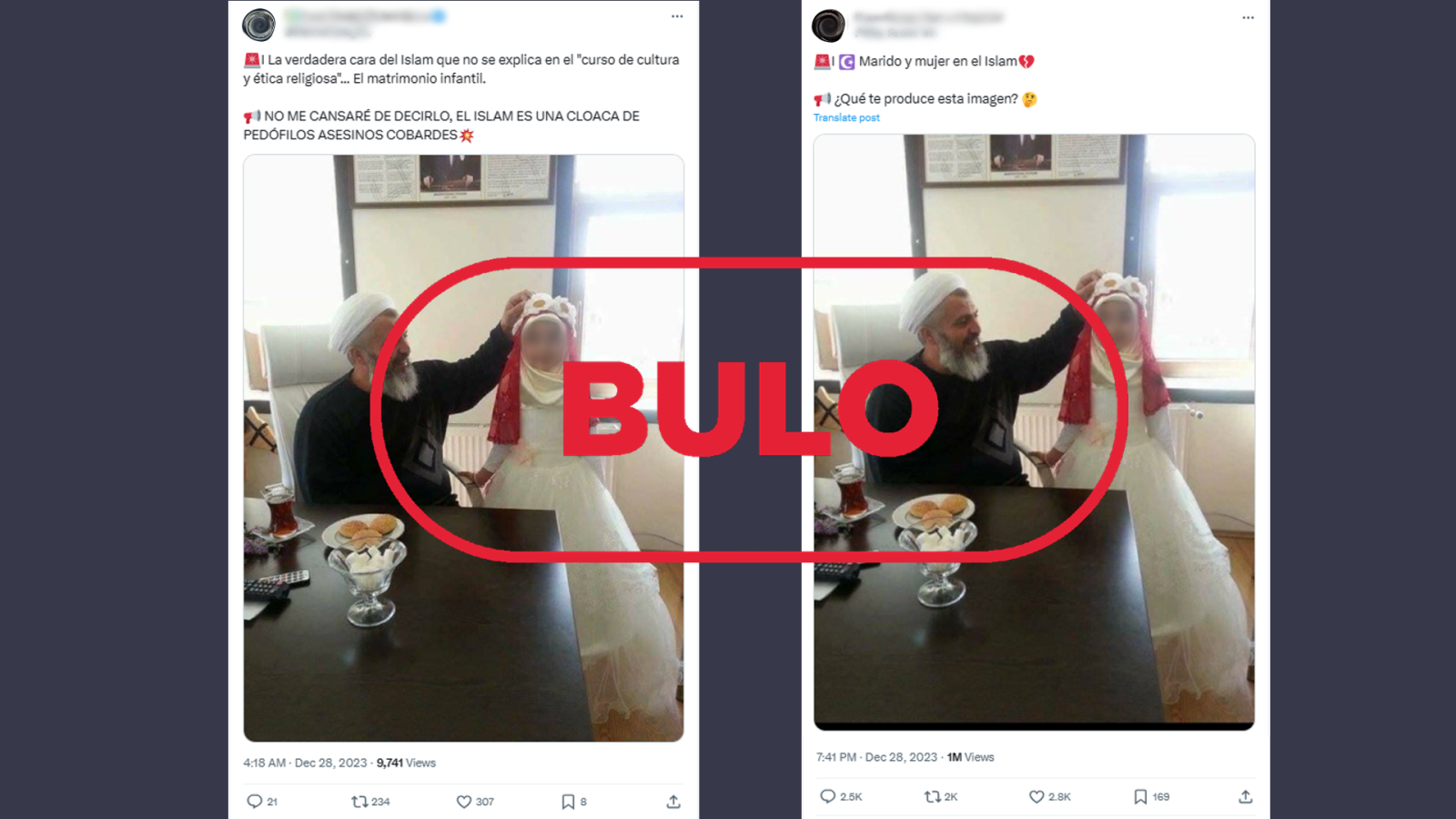 Esta fotografía no muestra un 'matrimonio infantil', es una celebración escolar en Turquía