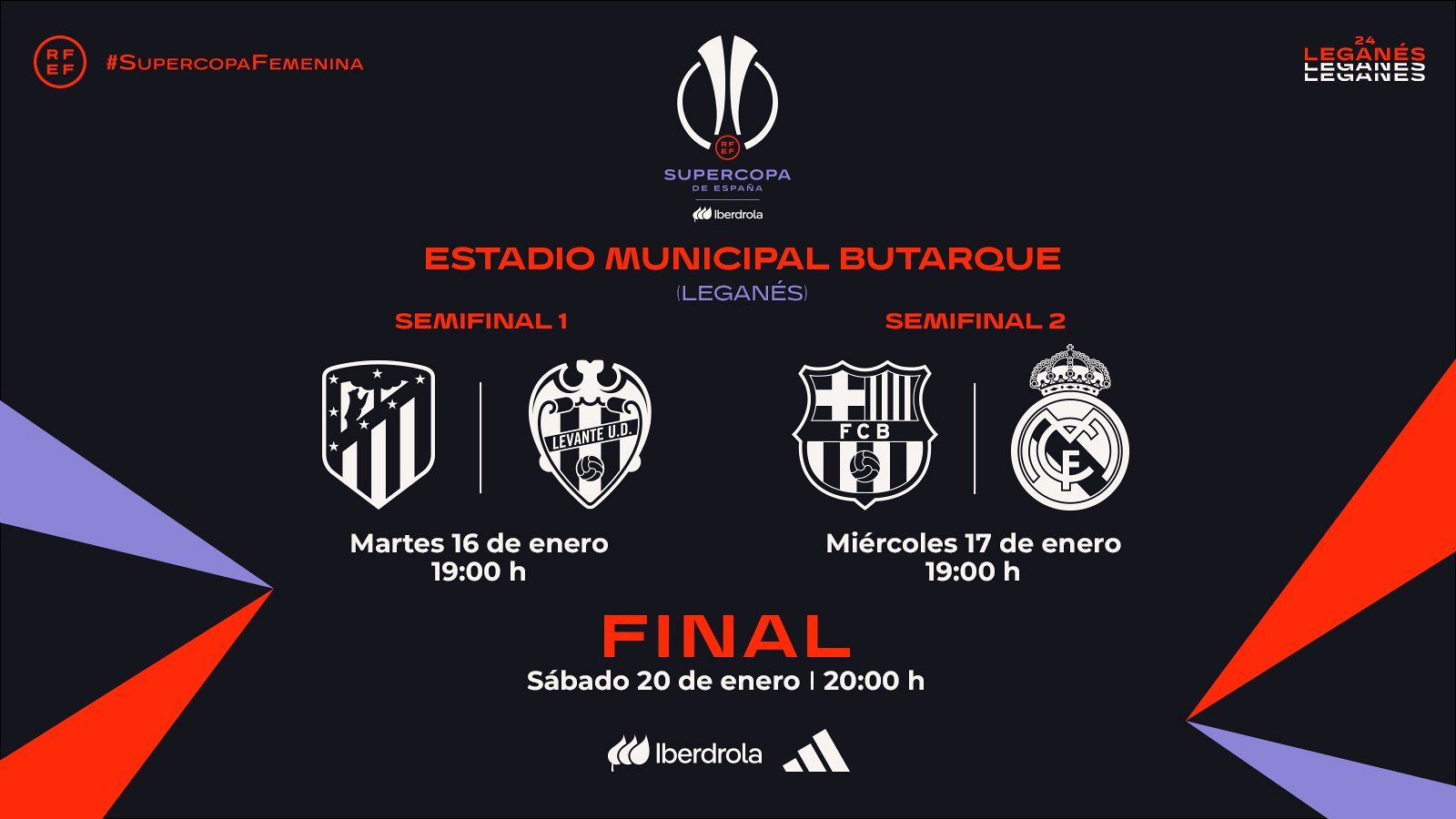 Fechas y horario de la Supercopa Femenina 2024