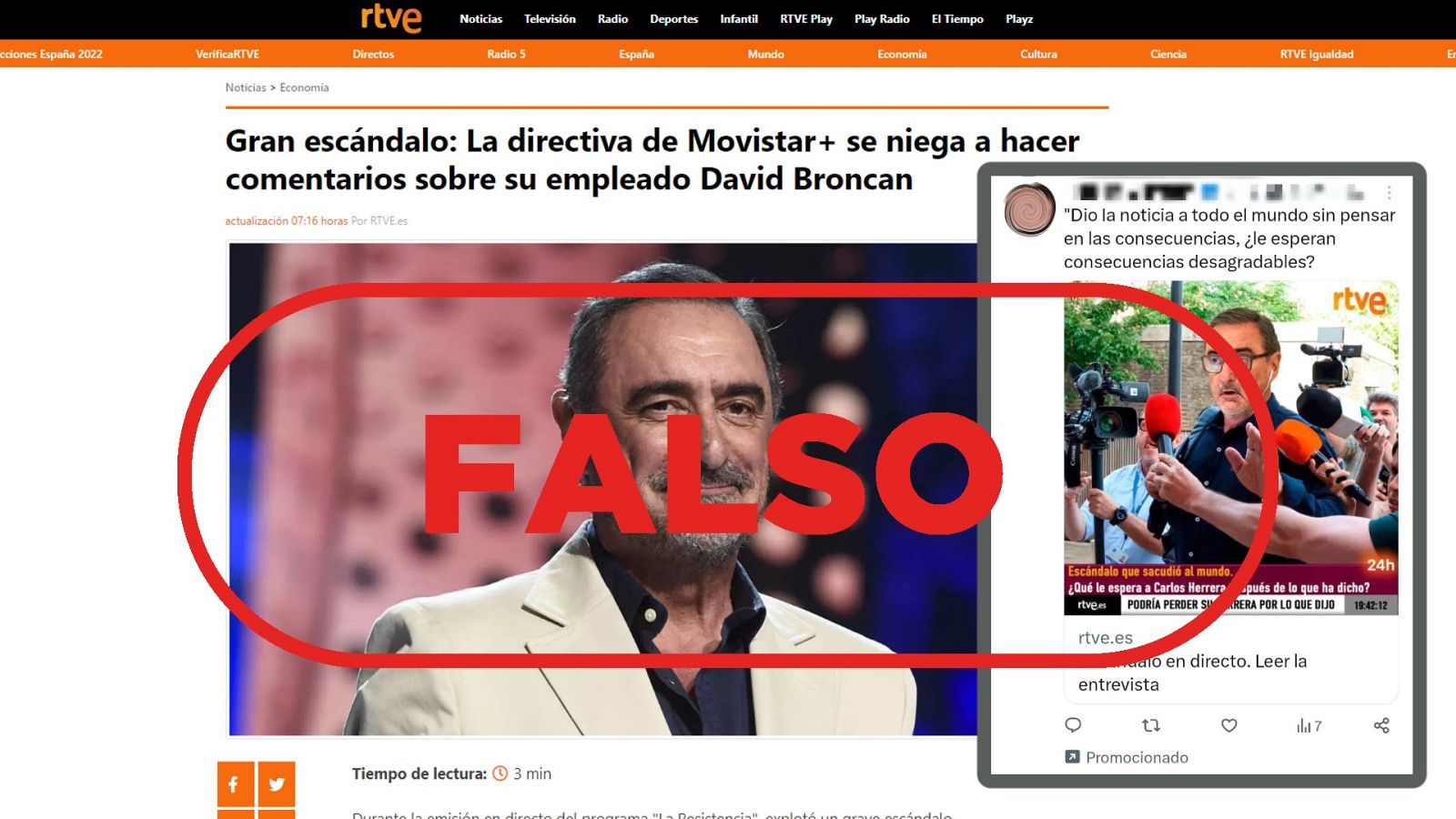 RTVE no difunde una entrevista a Carlos Herrera sobre criptomonedas