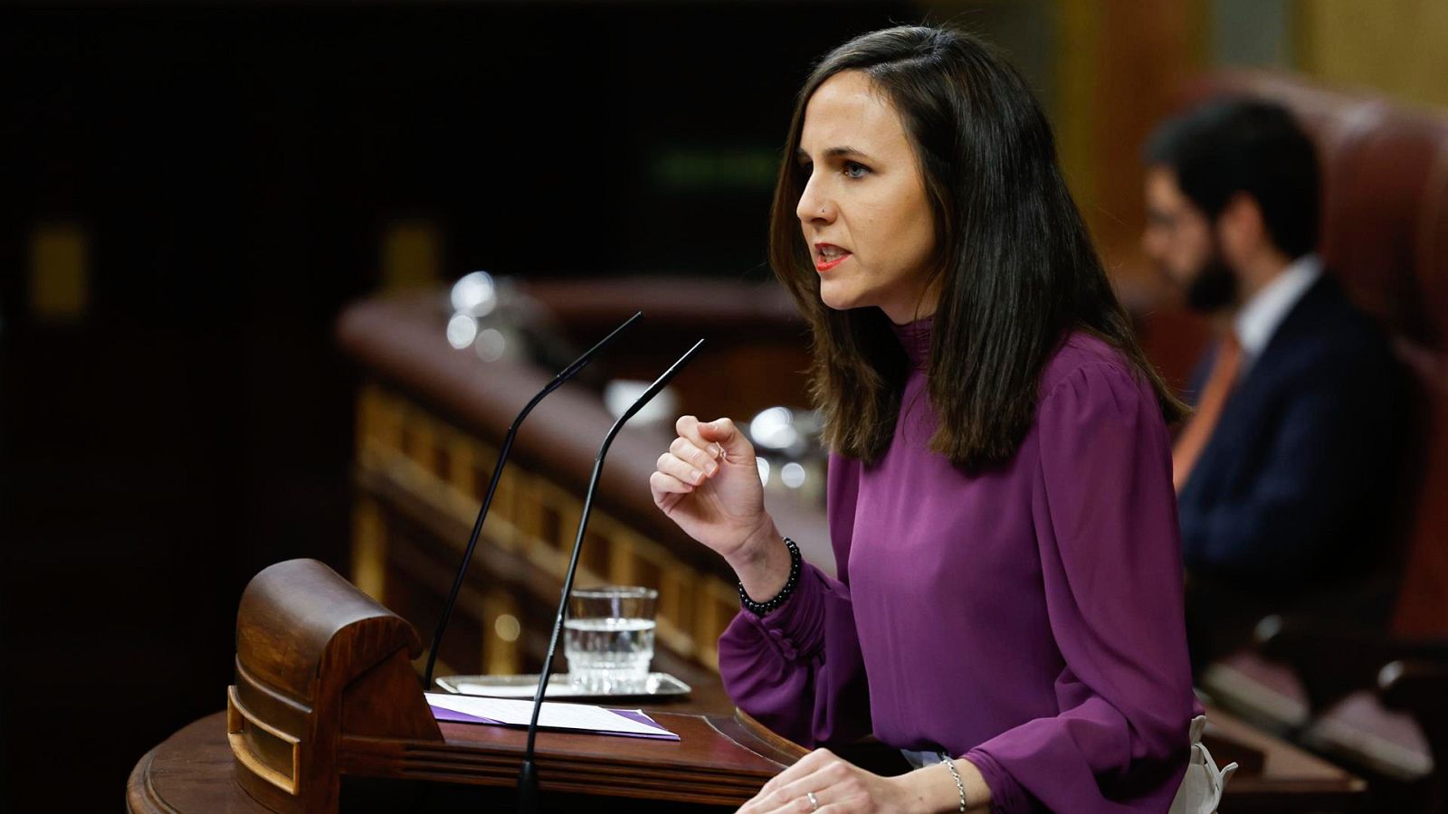 La secretaria general de Podemos, Ione belarra