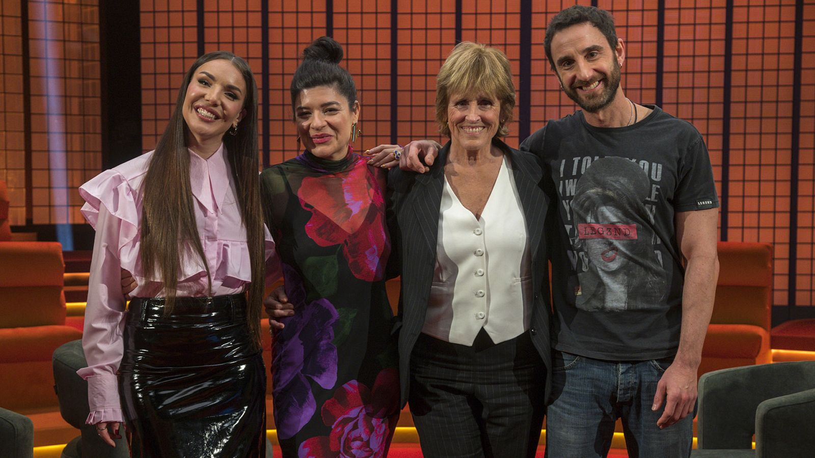 Inés Hernand, Nerea Pérez de las Heras, Mercedes Milá y Dani Rovira