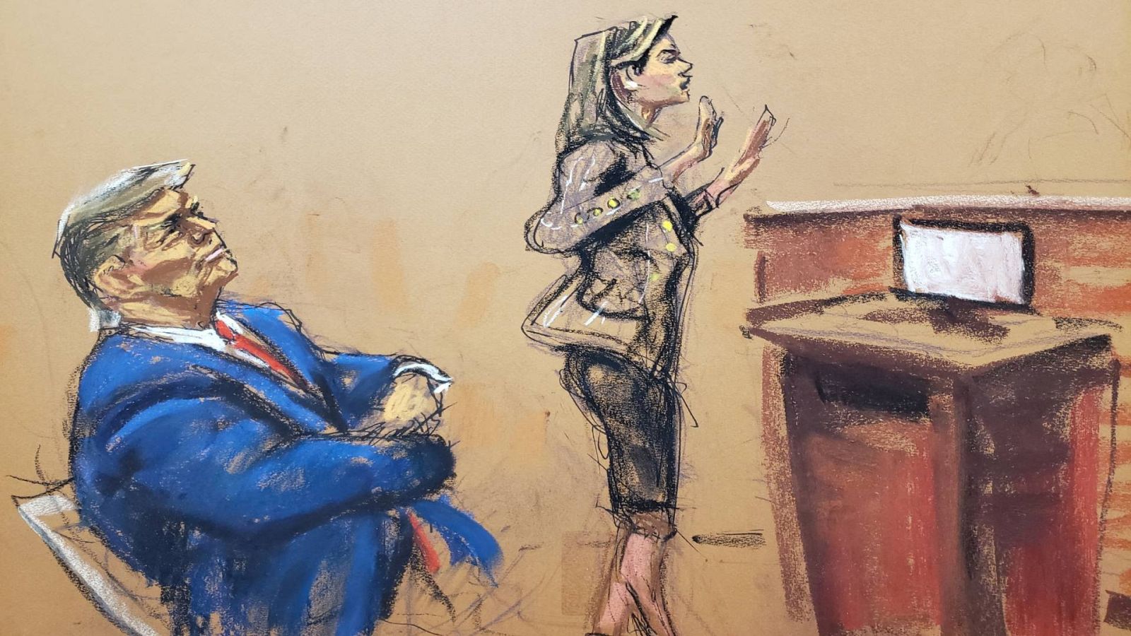 Trump reclama su inocencia y acusa al fiscal de Nueva York