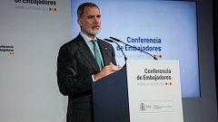 Felipe VI defiende el establecimiento de un Estado palestino para detener "el ciclo de violencia" en Gaza