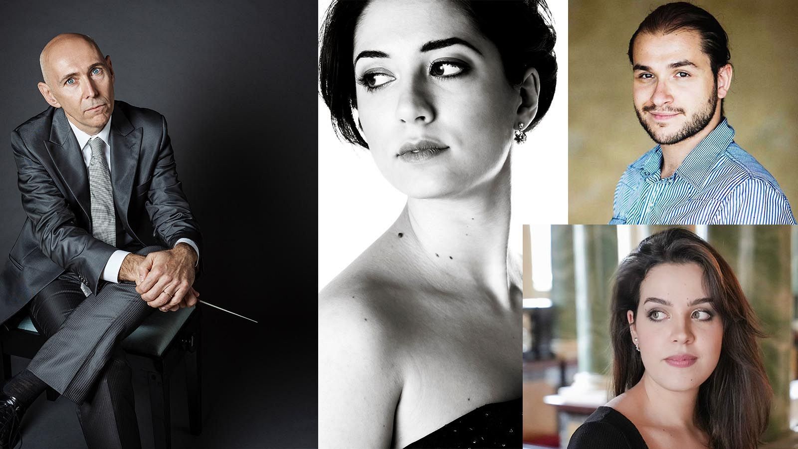 Enrico Onfri, Rosalía Cid, Francesca Aspromonte y Dave Mónaco