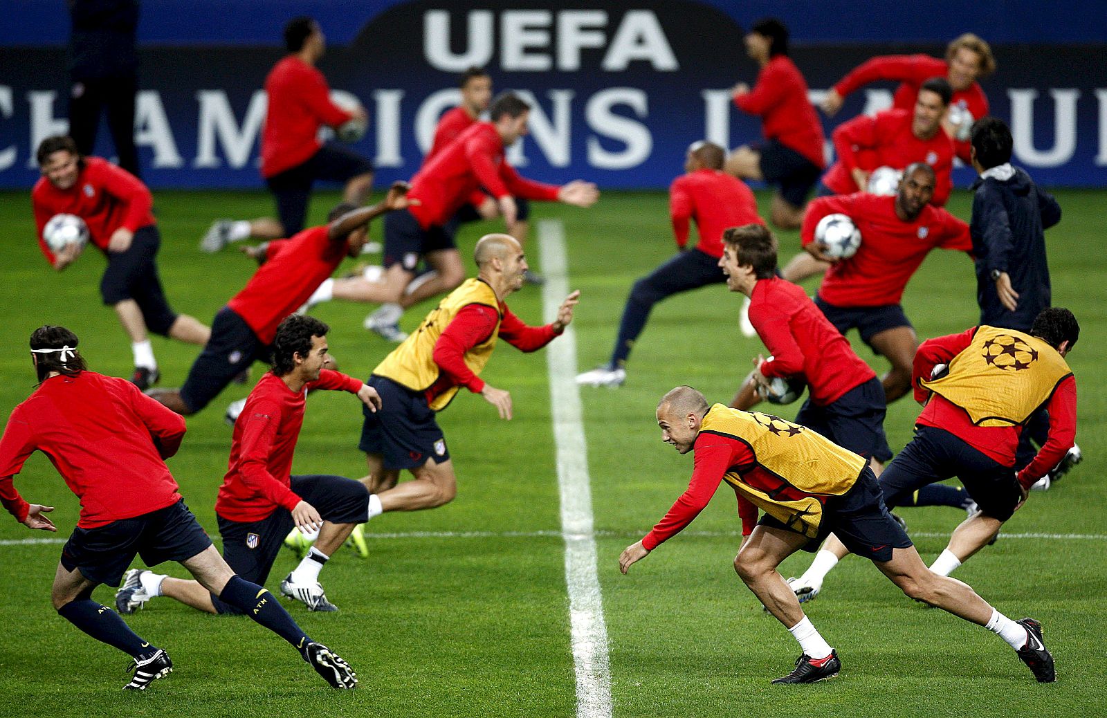 EL ATLÉTICO DE MADRID SE ENTRENA EN OPORTO