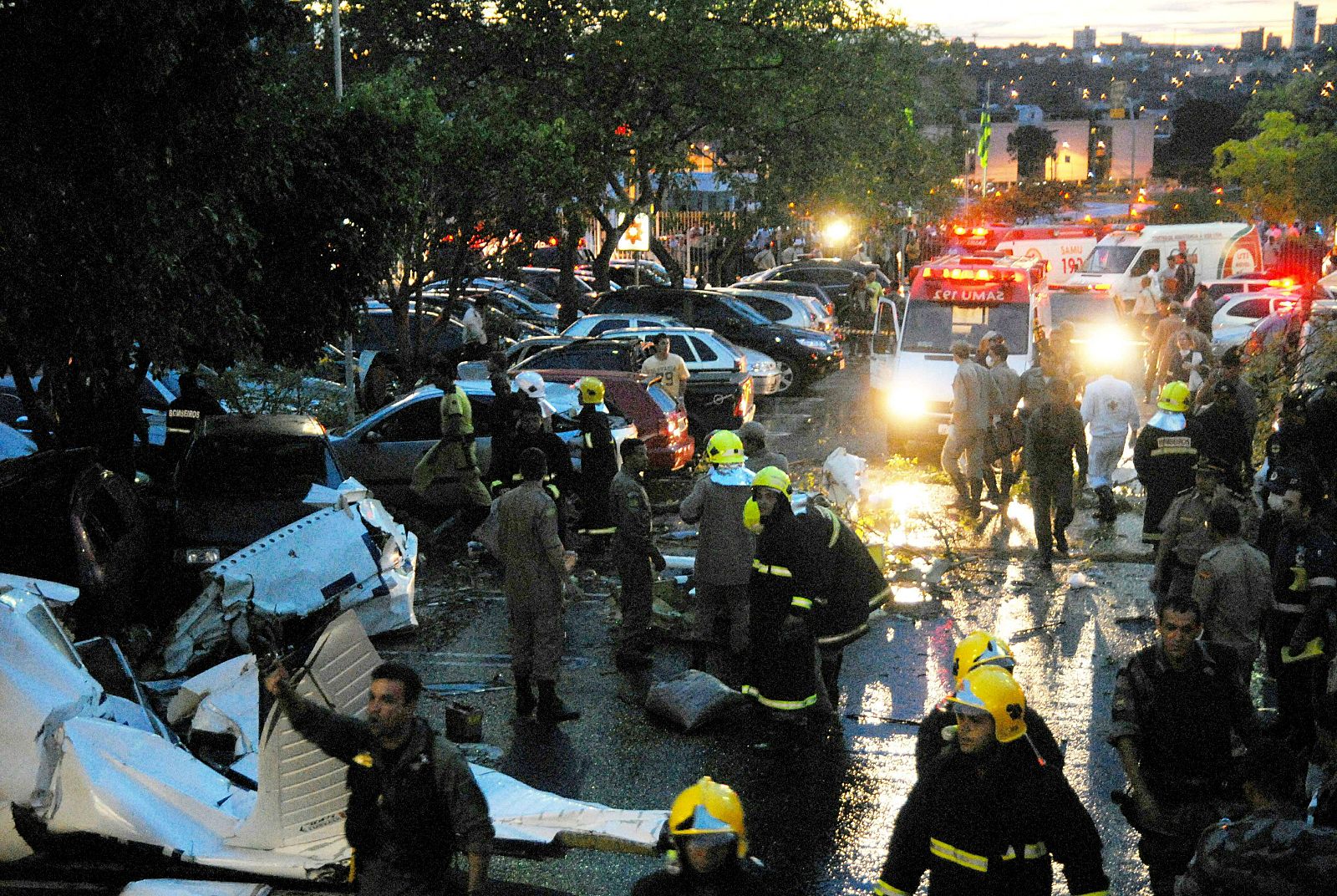 Lugar en el que se ha estrellado la avioneta