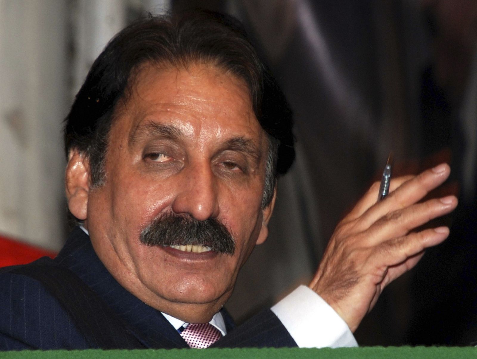 Pakistan's deposed chief justice Iftikhar Chaudhry speaks during a lawyers convention in Multan