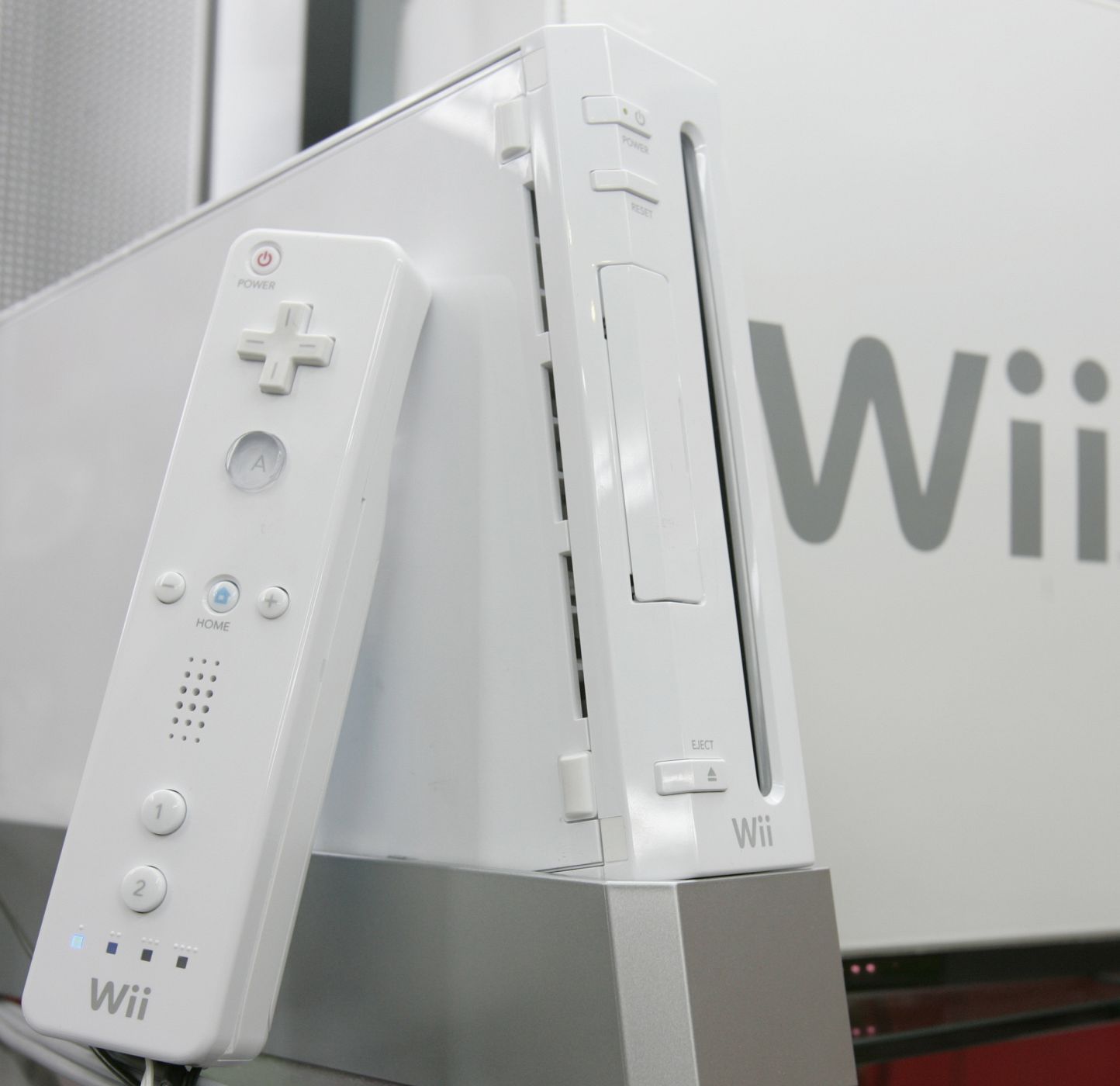 Nintendo Co's Wii game console is displayed at electronic shop in Tokyo's Akihabara district