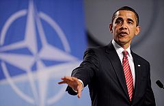 Obama se marcha de Estrasburgo satisfecho con el compromiso de los aliados