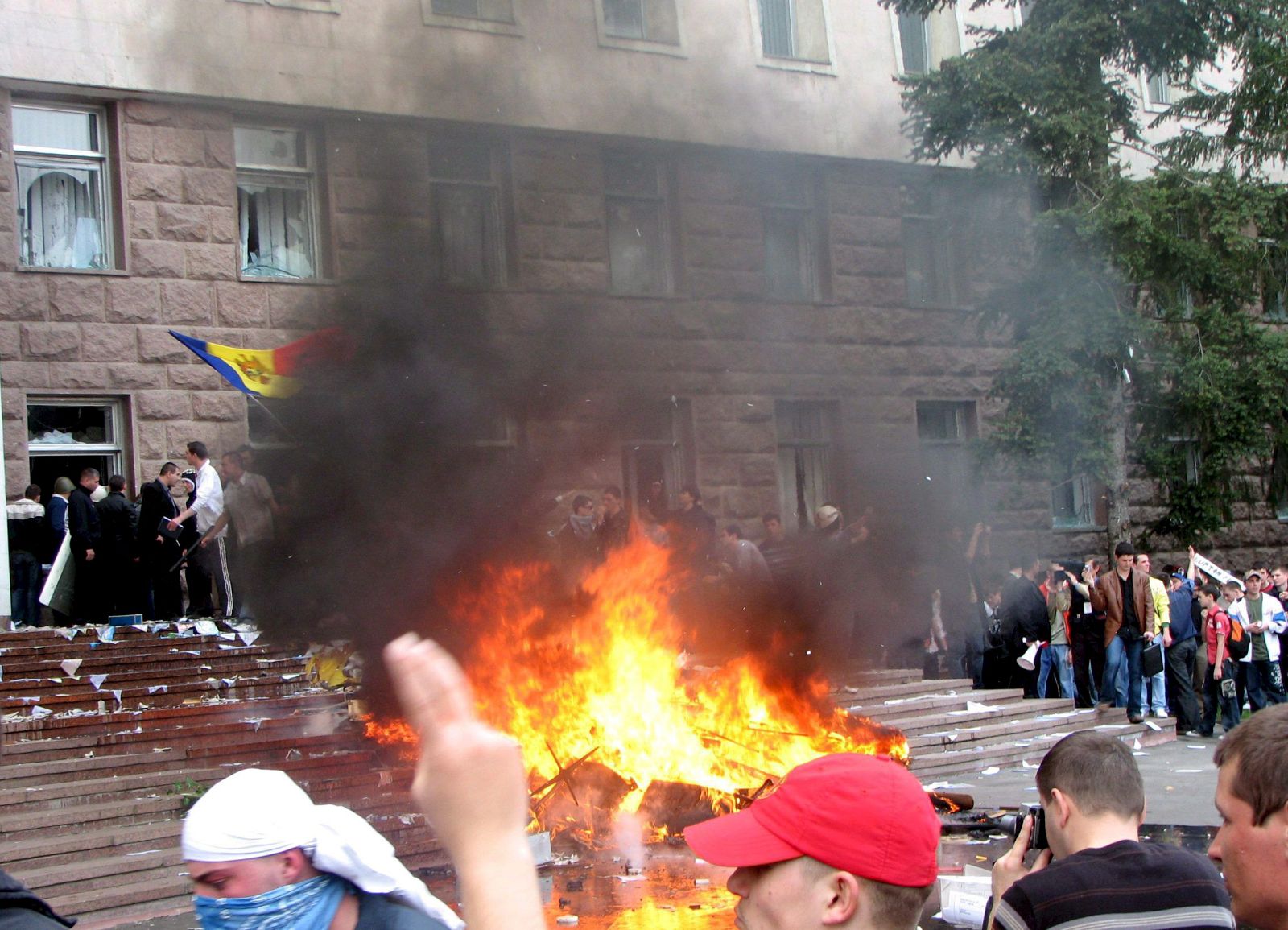 Protestas en Moldavia