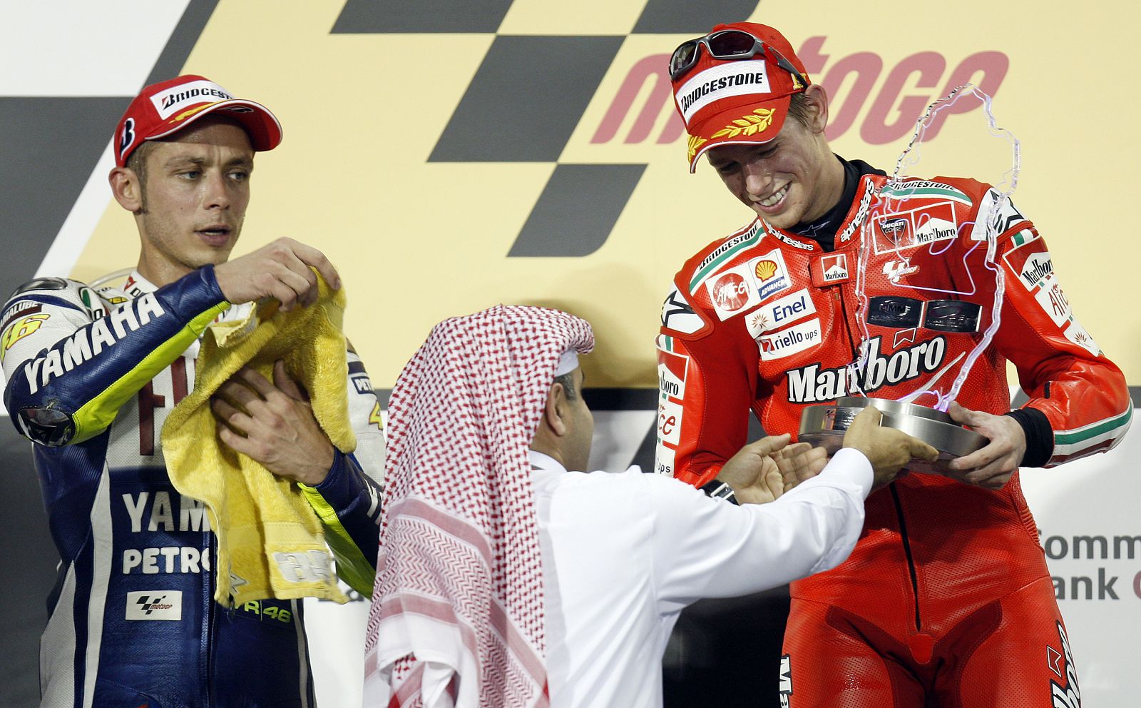 Valentino Rossi es consciente del brillante comienzo de temporada de Casey Stoner