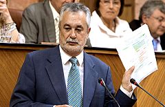 Griñán, investido presidente de la Junta de Andalucía con el voto en contra de PP e IU