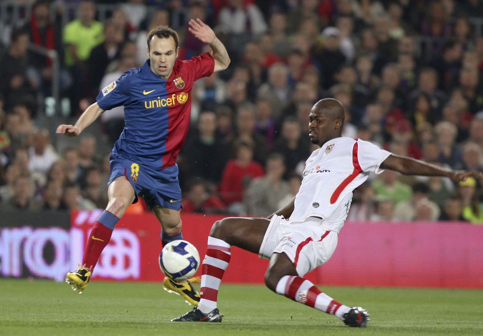 Andrés Iniesta fue el líder del Barça ante el Sevilla