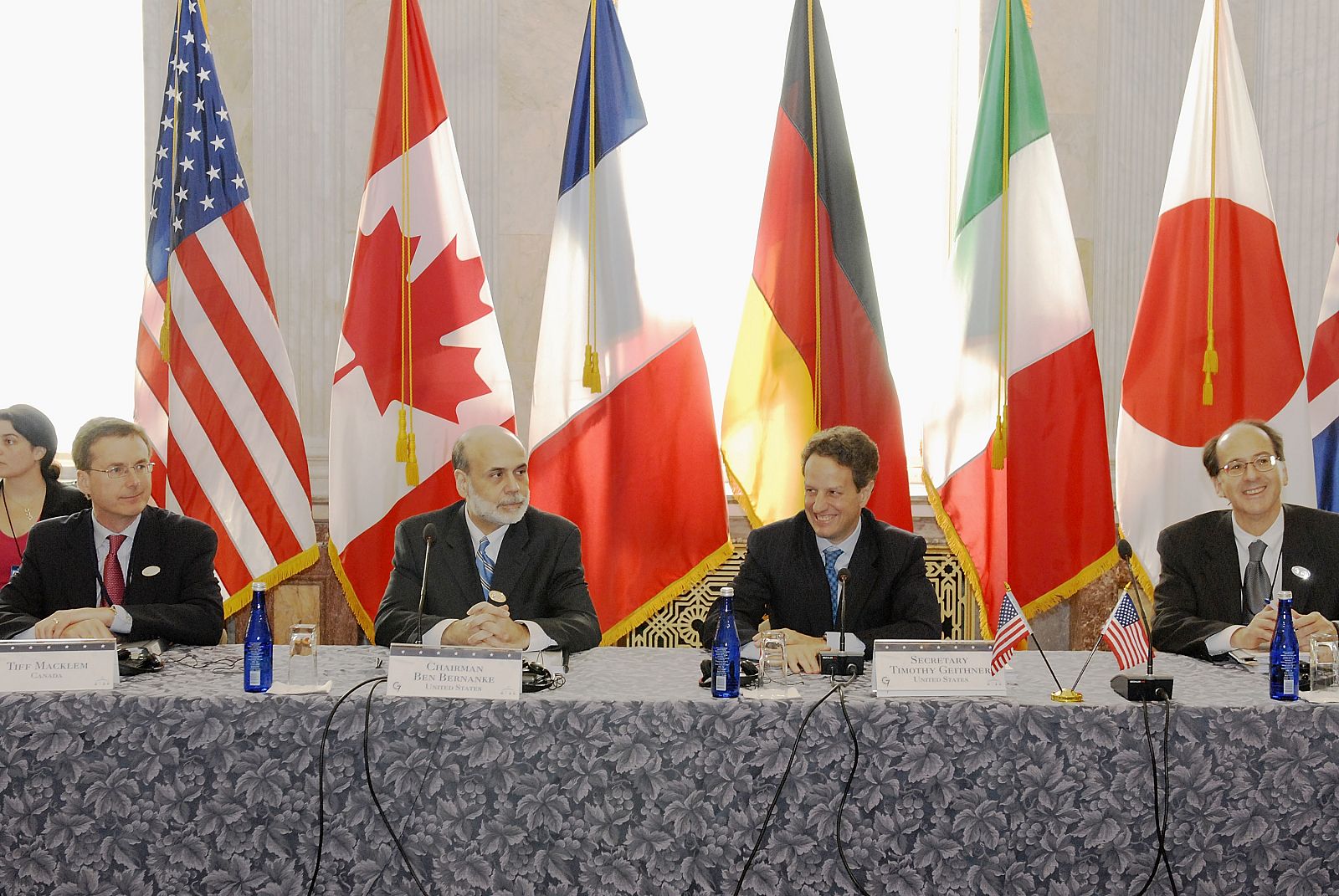 Macklem, Bernanke, Geithner y Sobel