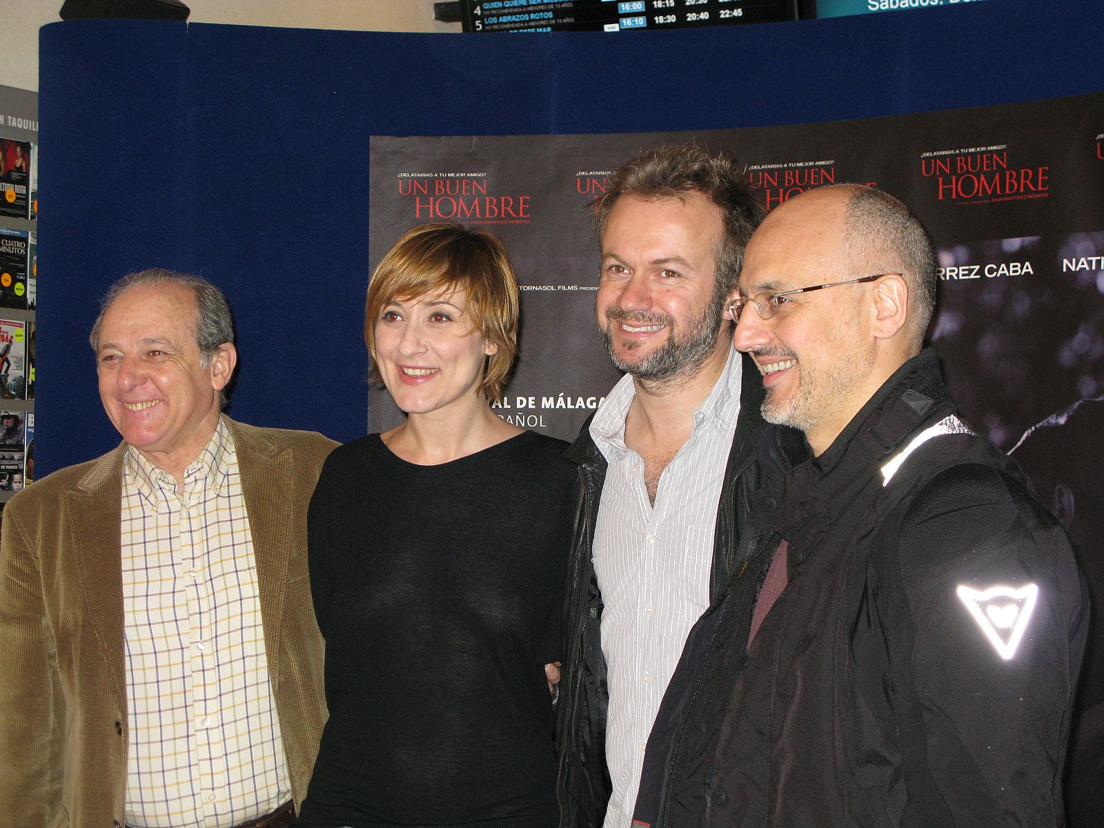 Los protagonistas de 'Un buen hombre'