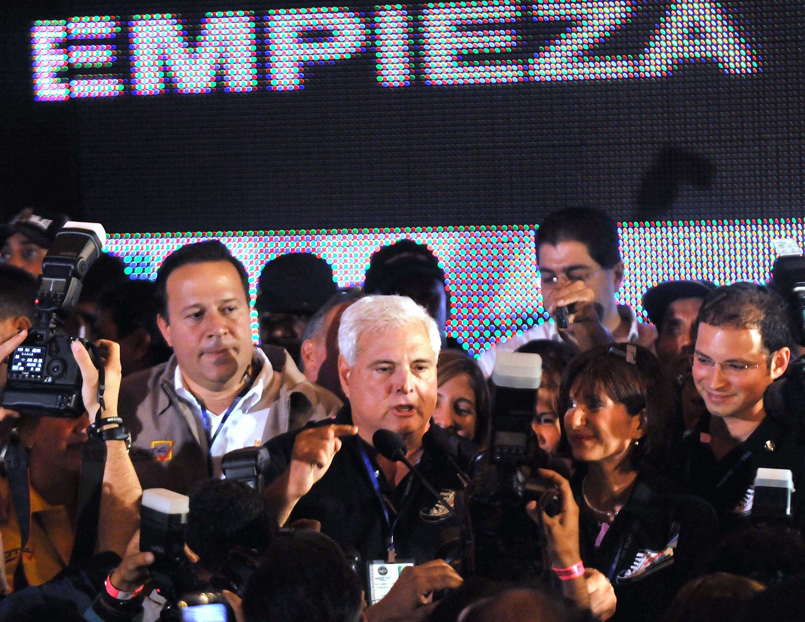 El presidente electo de Panamá, Ricardo Martinelli