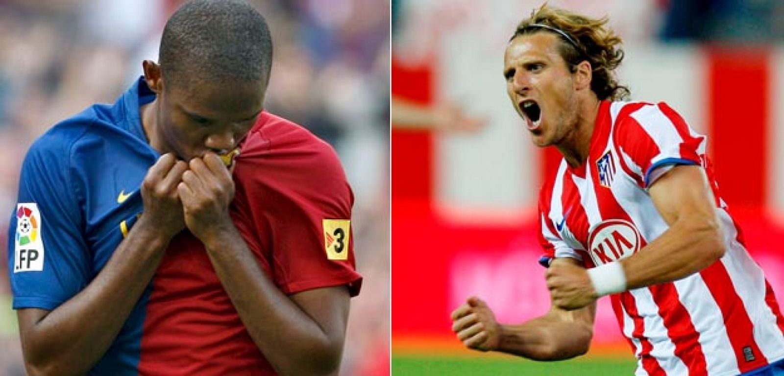 Eto'o y Forlán, la lucha por el pichichi