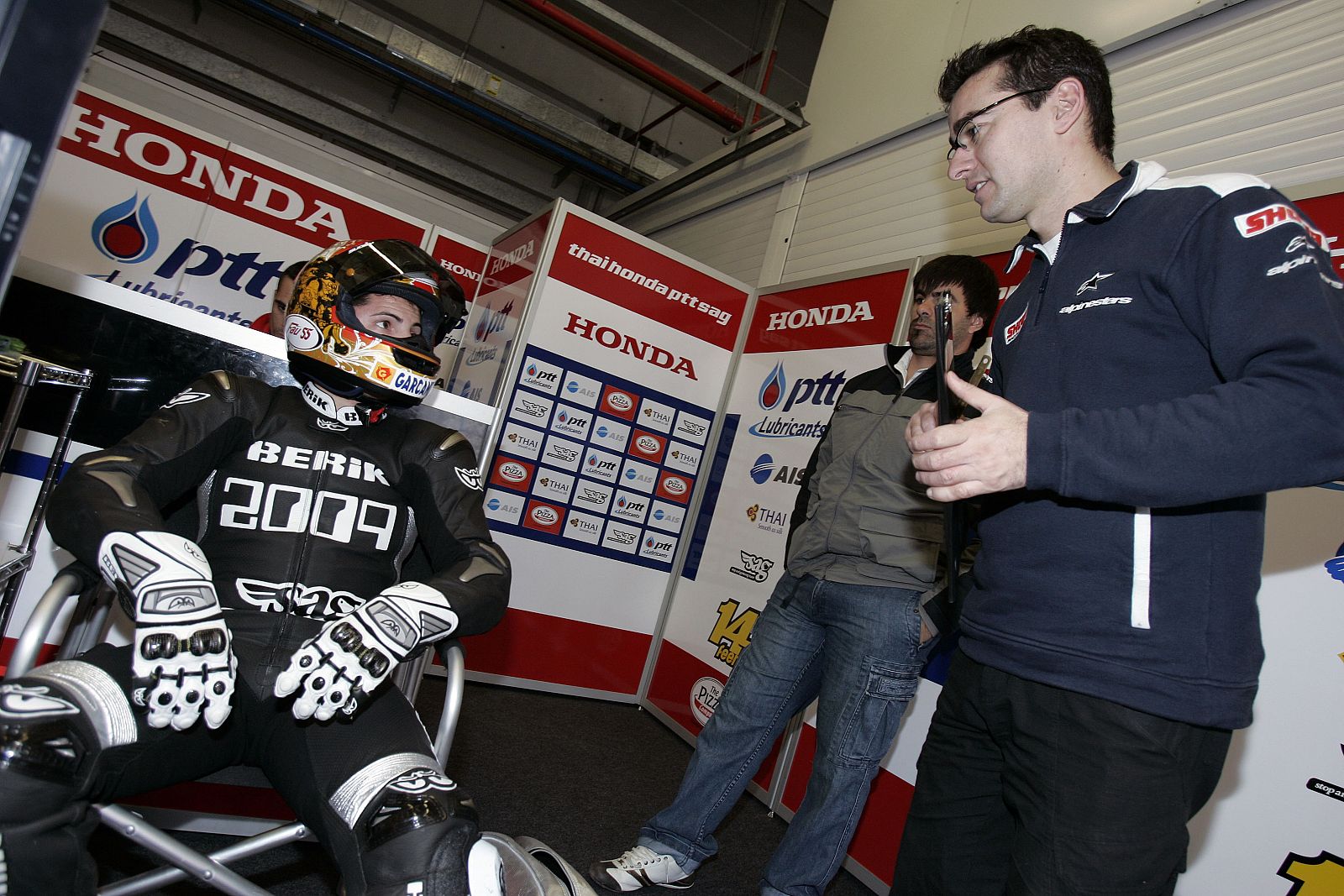 Héctor Faubel se estrena este año con Honda